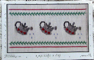 Little Memories Smocking Plate A Sprinkle A Day 143 OOP